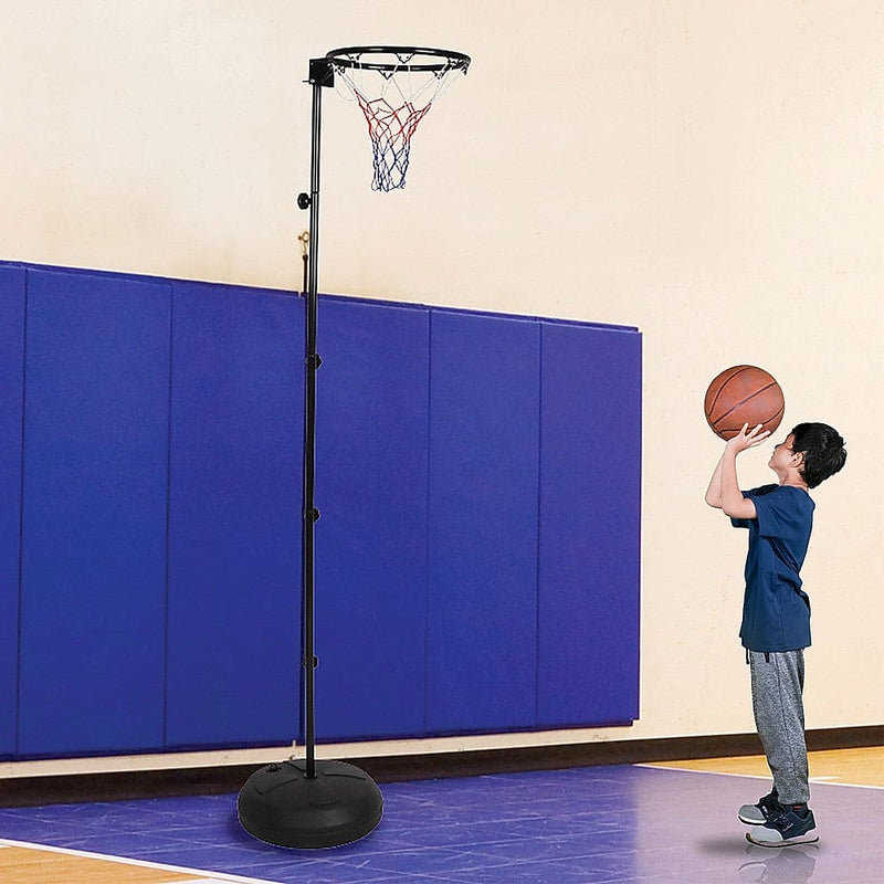 Netball Ring with Stand Portable Pole Height Adjustable - ONLINE ONLY