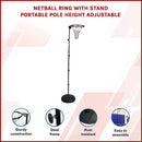 Netball Ring with Stand Portable Pole Height Adjustable - ONLINE ONLY