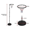 Netball Ring with Stand Portable Pole Height Adjustable - ONLINE ONLY