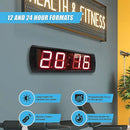 Digital Timer Interval Fitness Clock with LED Display for Home Gym Workouts - ONLINE ONLY