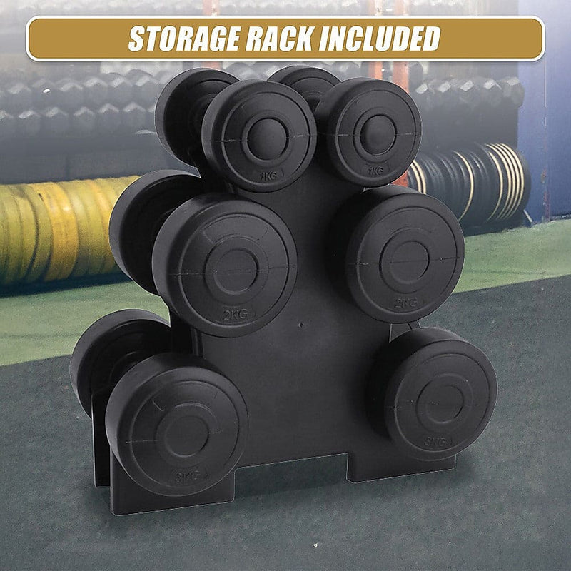 12kg Dumbbell Weights Set [ONLINE ONLY]