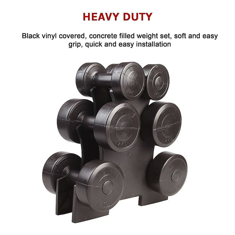 12kg Dumbbell Weights Set [ONLINE ONLY]