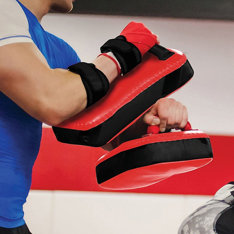 2 x Thai Boxing Punch Focus Pad Mitts Training Hit Strike Shield [ONLINE ONLY]