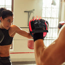 2 x Thai Boxing Punch Focus Gloves Kit Training Red & Black [ONLINE ONLY]