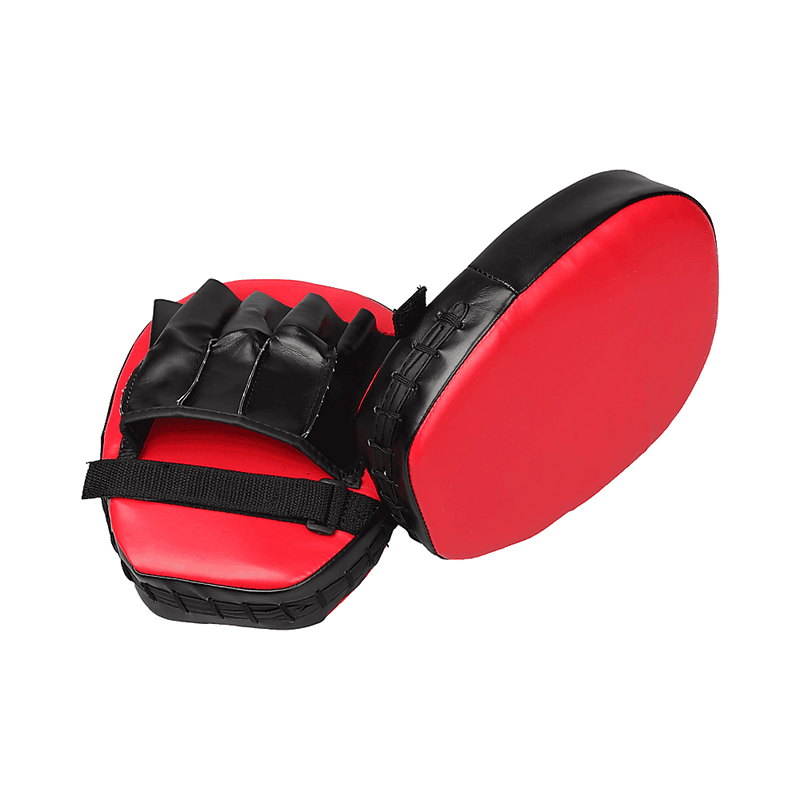 2 x Thai Boxing Punch Focus Gloves Kit Training Red & Black [ONLINE ONLY]