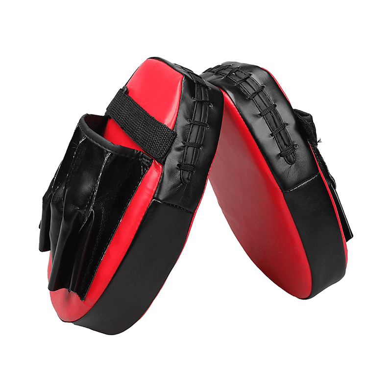 2 x Thai Boxing Punch Focus Gloves Kit Training Red & Black [ONLINE ONLY]