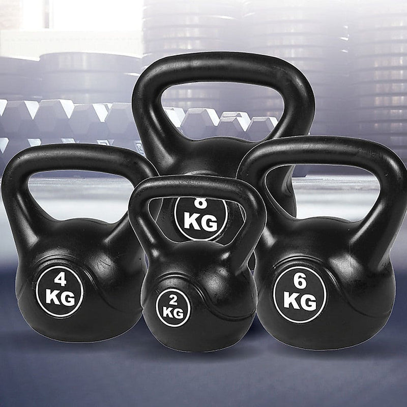 4pcs Exercise Kettle Bell Weight Set 20KG [ONLINE ONLY]