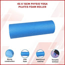 45 x 15cm Physio Yoga Pilates Foam Roller [ONLINE ONLY]