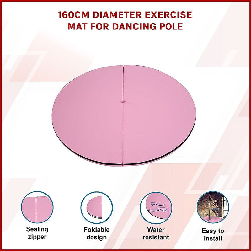 160cm Diameter Exercise Mat for Dancing Pole [ONLINE ONLY]