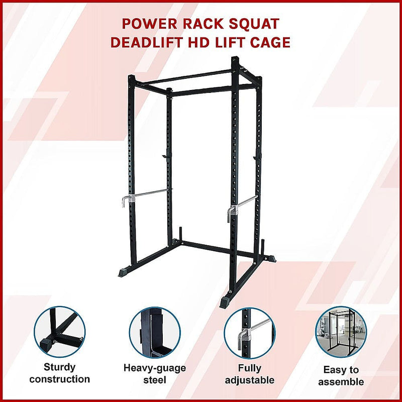 Power Rack Squat Deadlift HD Lift Cage [ONLINE ONLY]