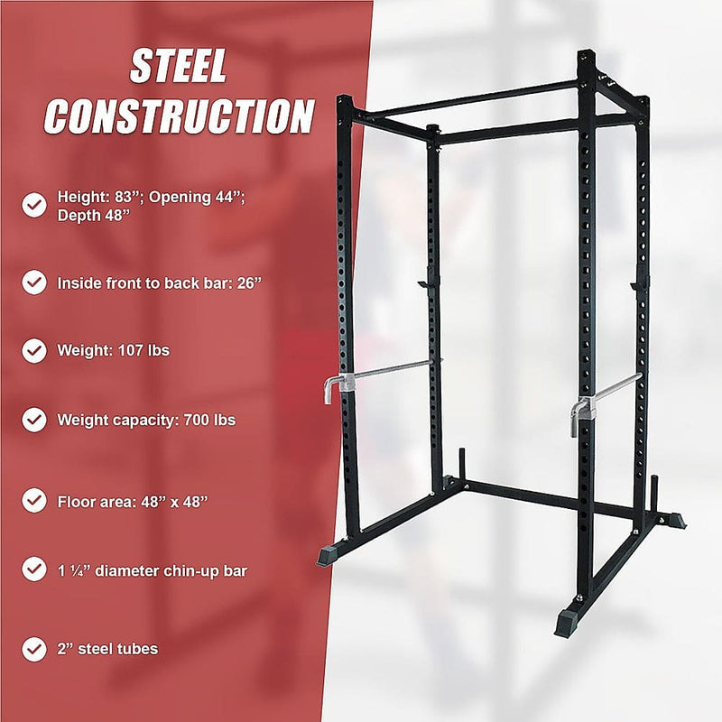 Power Rack Squat Deadlift HD Lift Cage [ONLINE ONLY]