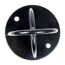 Pair of Black Wall Anchor Mounts for Battle Ropes and Suspension - ONLINE ONLY
