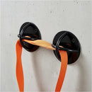 Pair of Black Wall Anchor Mounts for Battle Ropes and Suspension - ONLINE ONLY