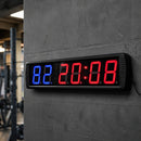 6 Digit Digital Timer Interval Fitness Clock LED Gym Display - ONLINE ONLY