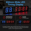 6 Digit Digital Timer Interval Fitness Clock LED Gym Display - ONLINE ONLY