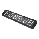 6 Digit Digital Timer Interval Fitness Clock LED Gym Display - ONLINE ONLY