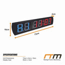 6 Digit Digital Timer Interval Fitness Clock LED Gym Display - ONLINE ONLY