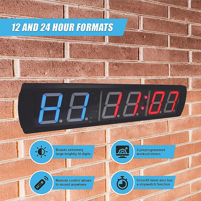 6 Digit Digital Timer Interval Fitness Clock [ONLINE ONLY]