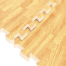 12 Tiles EVA Fitness Home Yoga Gym Interlocking Floor Puzzle Mat - Wood Colour [ONLINE ONLY]