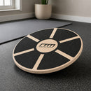 Heavy Duty 15.5" Wooden Balance Board with Non-Slip Pad for Fitness Training - ONLINE ONLY