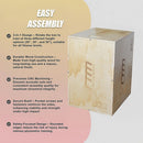 3 IN 1 Wood Plyo Games Plyometric Jump Box [ONLINE ONLY]