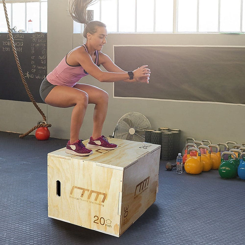 3 IN 1 Wood Plyo Games Plyometric Jump Box [ONLINE ONLY]