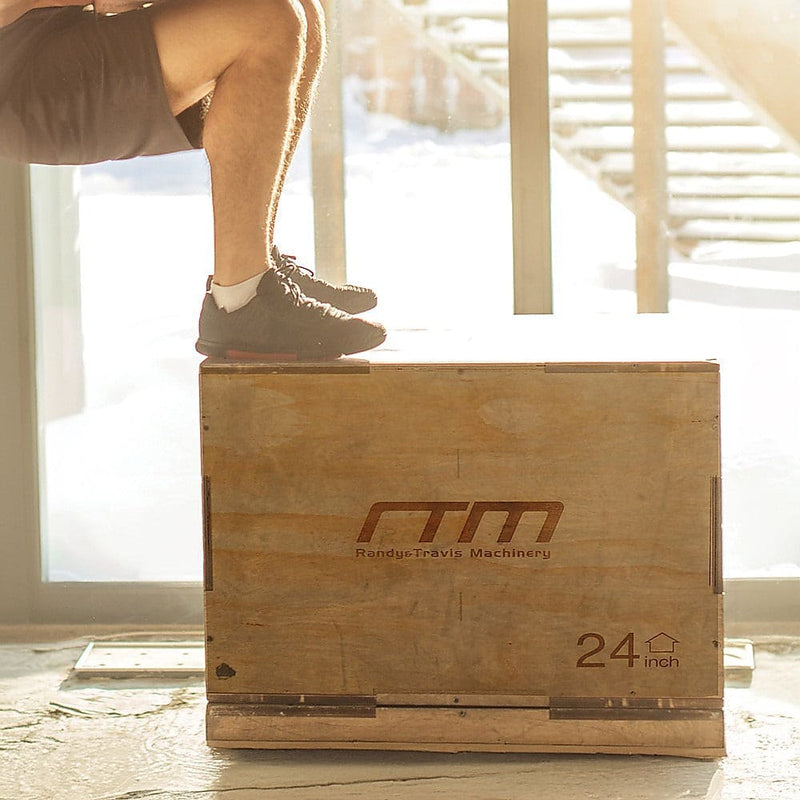 3 IN 1 Wood Plyo Games Plyometric Jump Box [ONLINE ONLY]