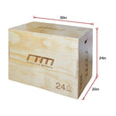 3 IN 1 Wood Plyo Games Plyometric Jump Box [ONLINE ONLY]
