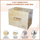 3 IN 1 Wood Plyo Games Plyometric Jump Box [ONLINE ONLY]