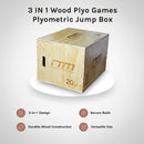 3 IN 1 Wood Plyo Games Plyometric Jump Box [ONLINE ONLY]
