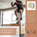 3 IN 1 Wood Plyo Games Plyometric Jump Box [ONLINE ONLY]