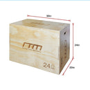 3 IN 1 Wood Plyo Games Plyometric Jump Box [ONLINE ONLY]