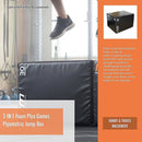 3 IN 1 Foam Plyo Games Plyometric Jump Box [ONLINE ONLY]