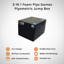 3 IN 1 Foam Plyo Games Plyometric Jump Box [ONLINE ONLY]