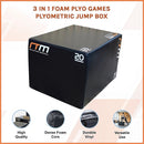 3 IN 1 Foam Plyo Games Plyometric Jump Box [ONLINE ONLY]