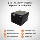3 IN 1 Foam Plyo Games Plyometric Jump Box [ONLINE ONLY]