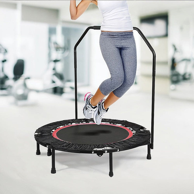 Mini Rebounder Trampoline With Handle Rail [ONLINE ONLY]