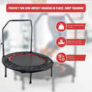 Mini Rebounder Trampoline with Adjustable Handle – Fitness Bounce Trainer - ONLINE ONLY