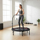 Mini Rebounder Trampoline with Adjustable Handle – Fitness Bounce Trainer - ONLINE ONLY