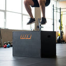 3 IN 1 Black Wood Plyo Games Plyometric Jump Box [ONLINE ONLY]