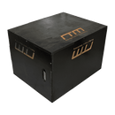 3 IN 1 Black Wood Plyo Games Plyometric Jump Box [ONLINE ONLY]