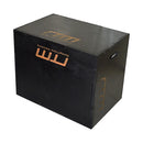3 IN 1 Black Wood Plyo Games Plyometric Jump Box [ONLINE ONLY]