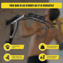 Wall Mounted Multi Grip Chin Up Bar – Heavy Duty Pull Up Station for Upper Body Training - ONLINE ONLY