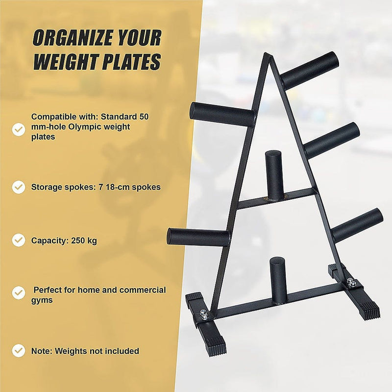 Olympic Weight Plate Storage Rack 250kg Capacity [ONLINE ONLY]