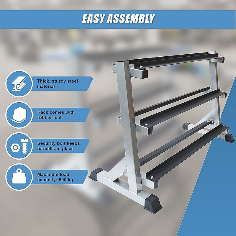 3 Tier Dumbbell Rack for Dumbbell Weights Storage [ONLINE ONLY]