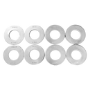 Chrome Metric Fractional Olympic Weight Plates 0.25 to 1kg Set - ONLINE ONLY