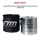 Chrome Metric Fractional Olympic Weight Plates 0.25 to 1kg Set - ONLINE ONLY