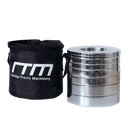 Chrome Metric Fractional Olympic Weight Plates 0.25 -1.0kg [ONLINE ONLY]