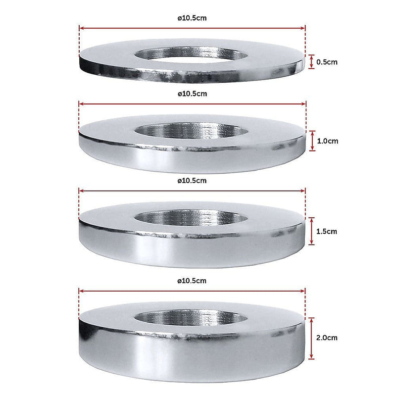 Chrome Metric Fractional Olympic Weight Plates 0.25 -1.0kg [ONLINE ONLY]