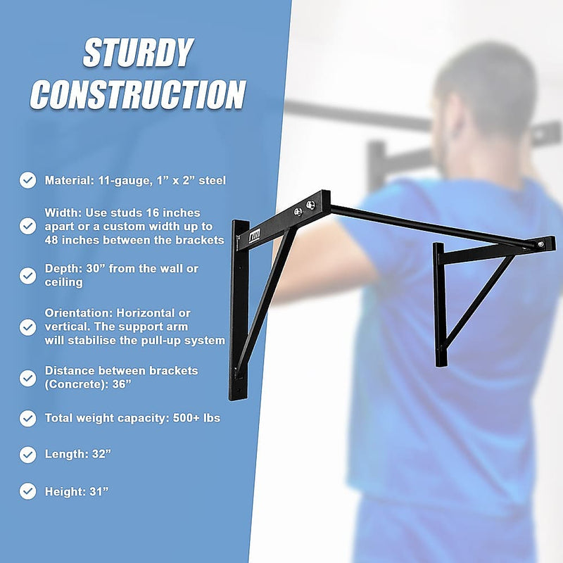 Wall Mounted Pull Up Bar [ONLINE ONLY]